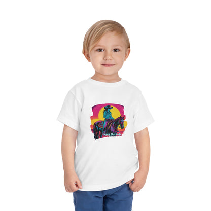 Sunset Cowgirl Toddler Short Sleeve Tee