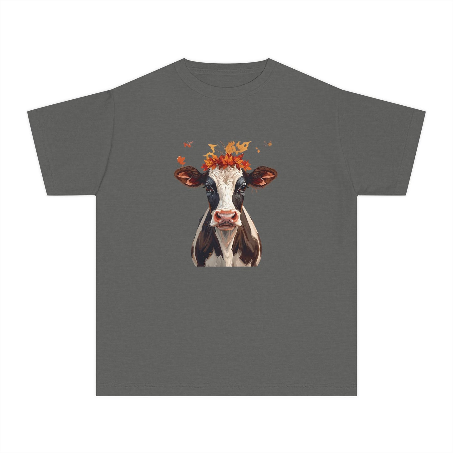 Fall Holstein Cow Youth Tee