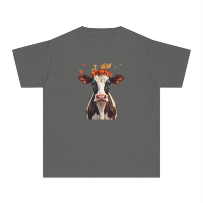 Fall Holstein Cow Youth Tee