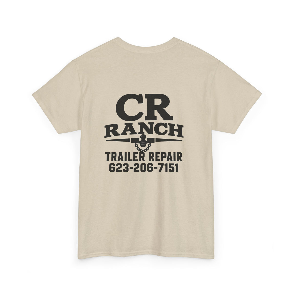 CR Ranch Trailer Repair T-Shirt — Logo Tee with Phone Number
