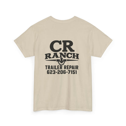 CR Ranch Trailer Repair T-Shirt — Logo Tee with Phone Number