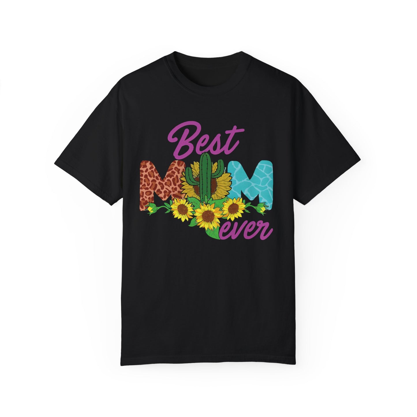 Best Mom Ever Cactus Sunflower Unisex T-shirt