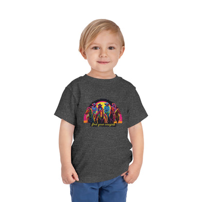 Find Your Cowgirls Toddler Short Sleeve Tee