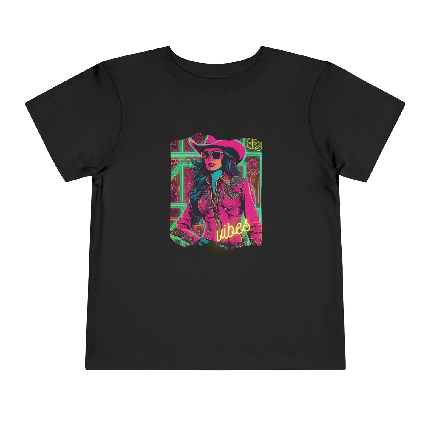 Neon Vibes Toddler Short Sleeve Tee