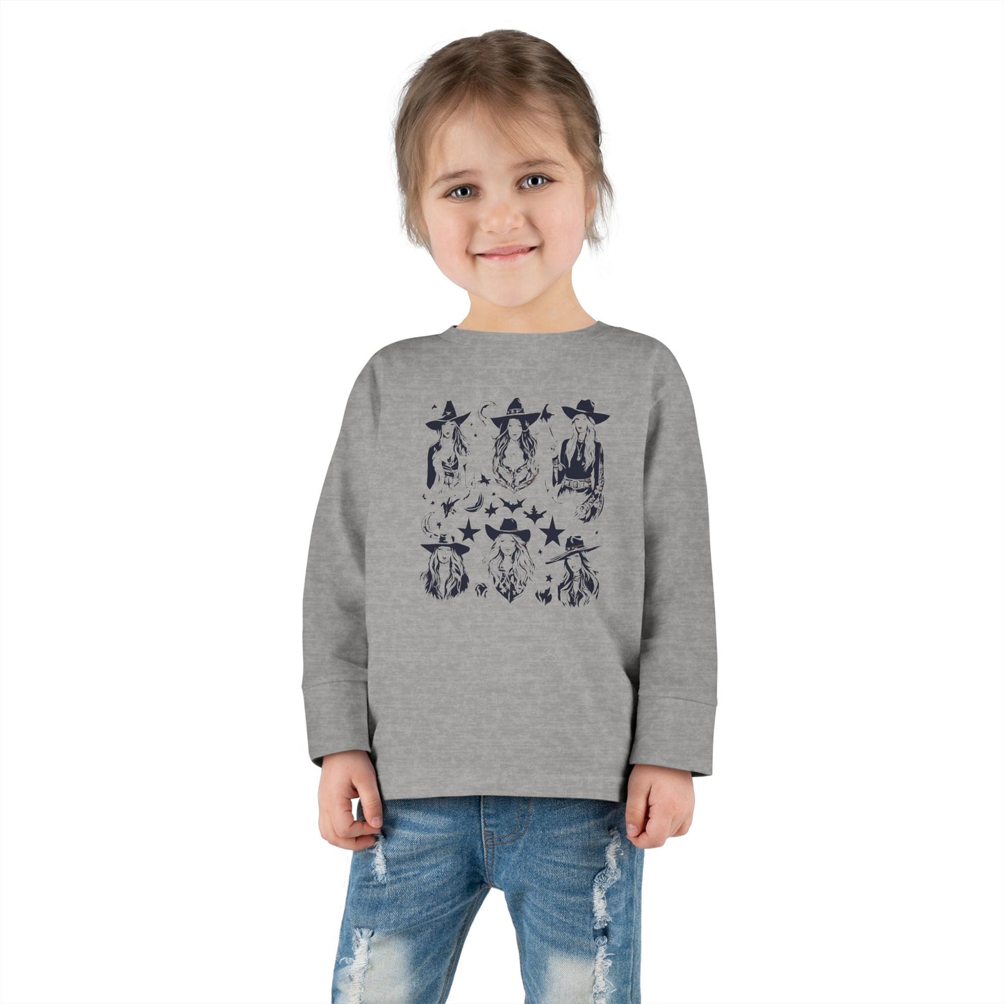 The Girls of Fall Toddler Long Sleeve Tee