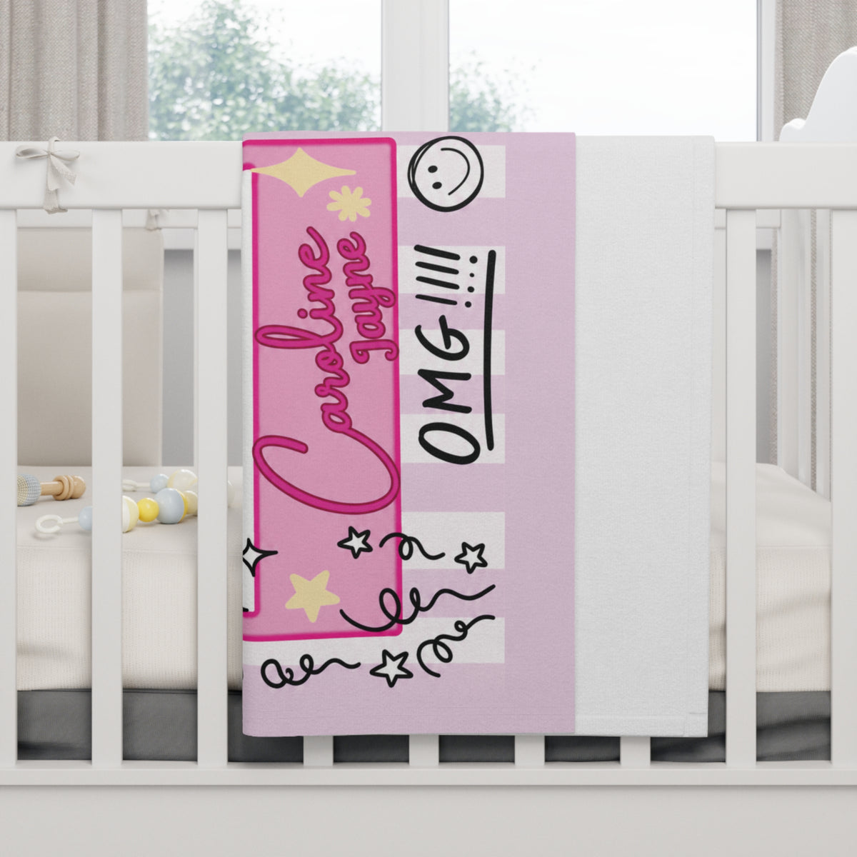 Caroline Milestone Blanket Custom