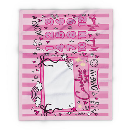 Custom Caroline Arctic Fleece Blanket