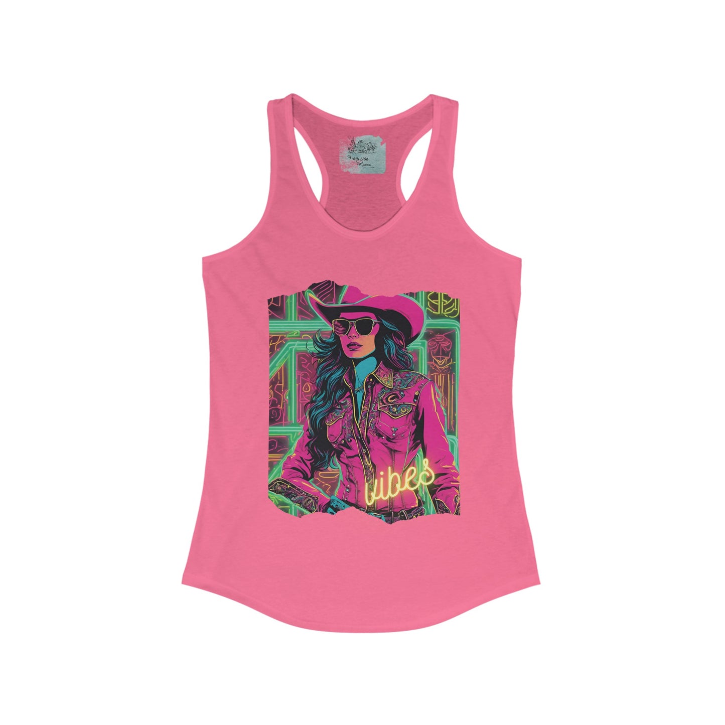 Neon Vibes Racerback Tank