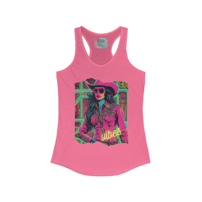 Neon Vibes Racerback Tank