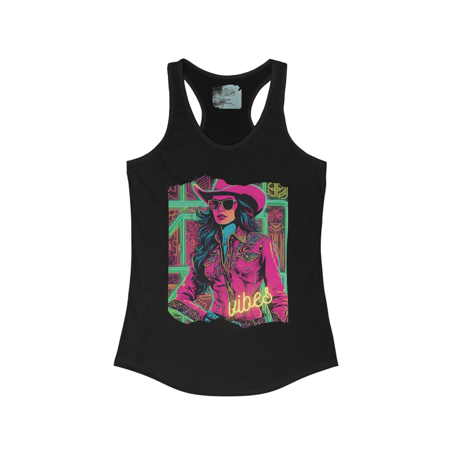 Neon Vibes Racerback Tank