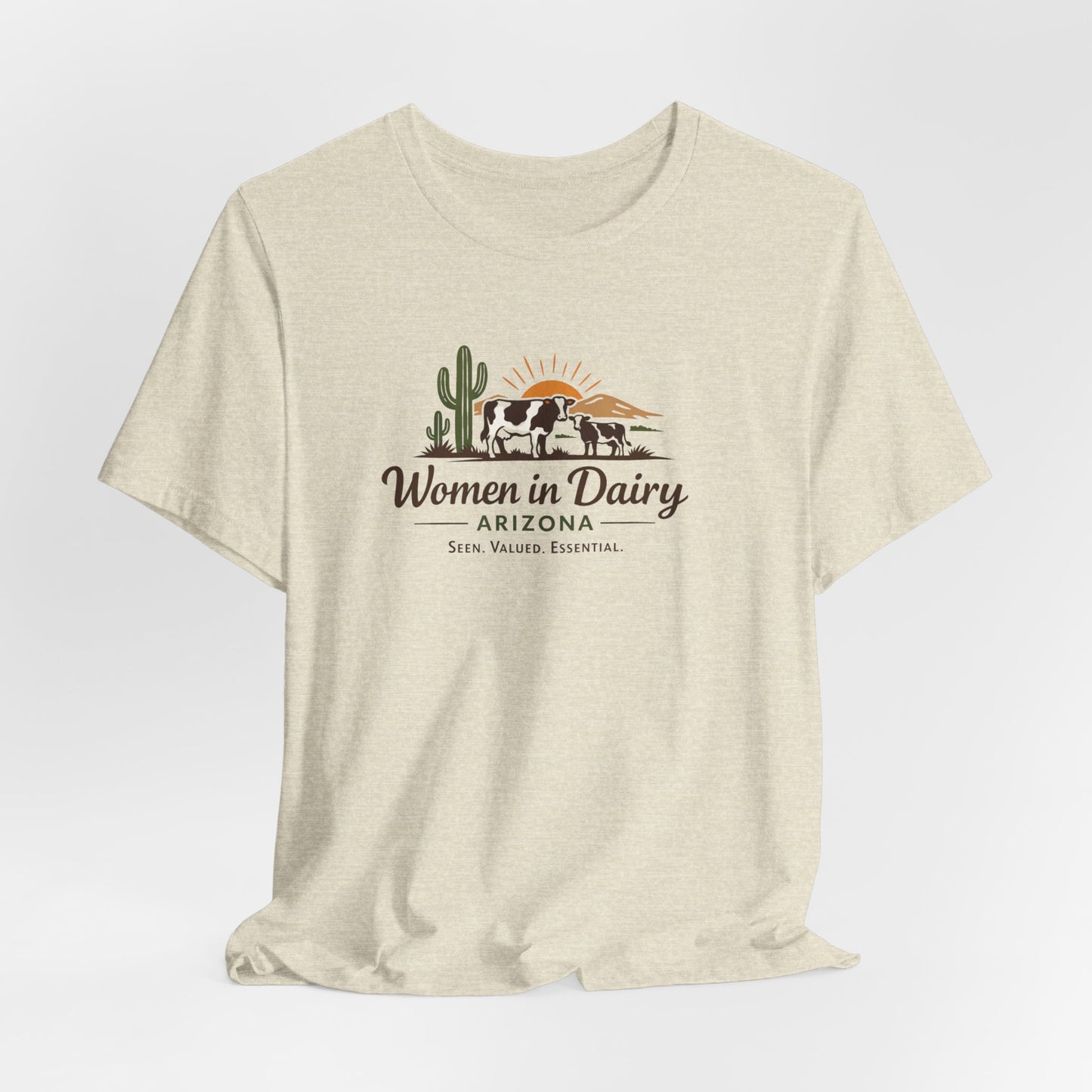 Women in Dairy Arizona T-Shirt Heather