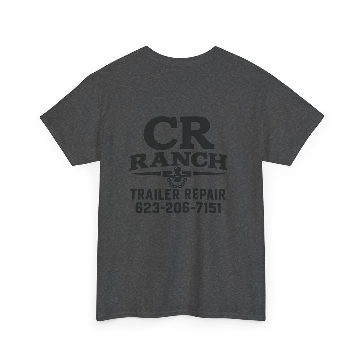 CR Ranch Trailer Repair T-Shirt — Logo Tee with Phone Number