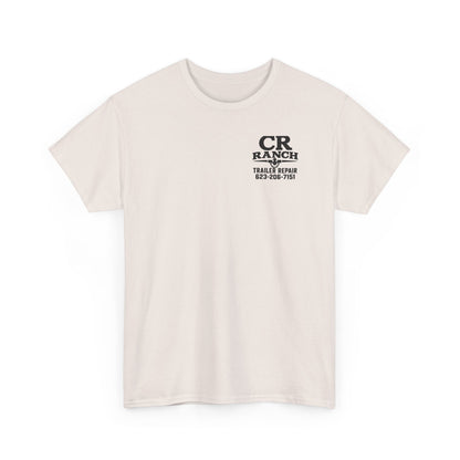 CR Ranch Trailer Repair T-Shirt — Logo Tee with Phone Number