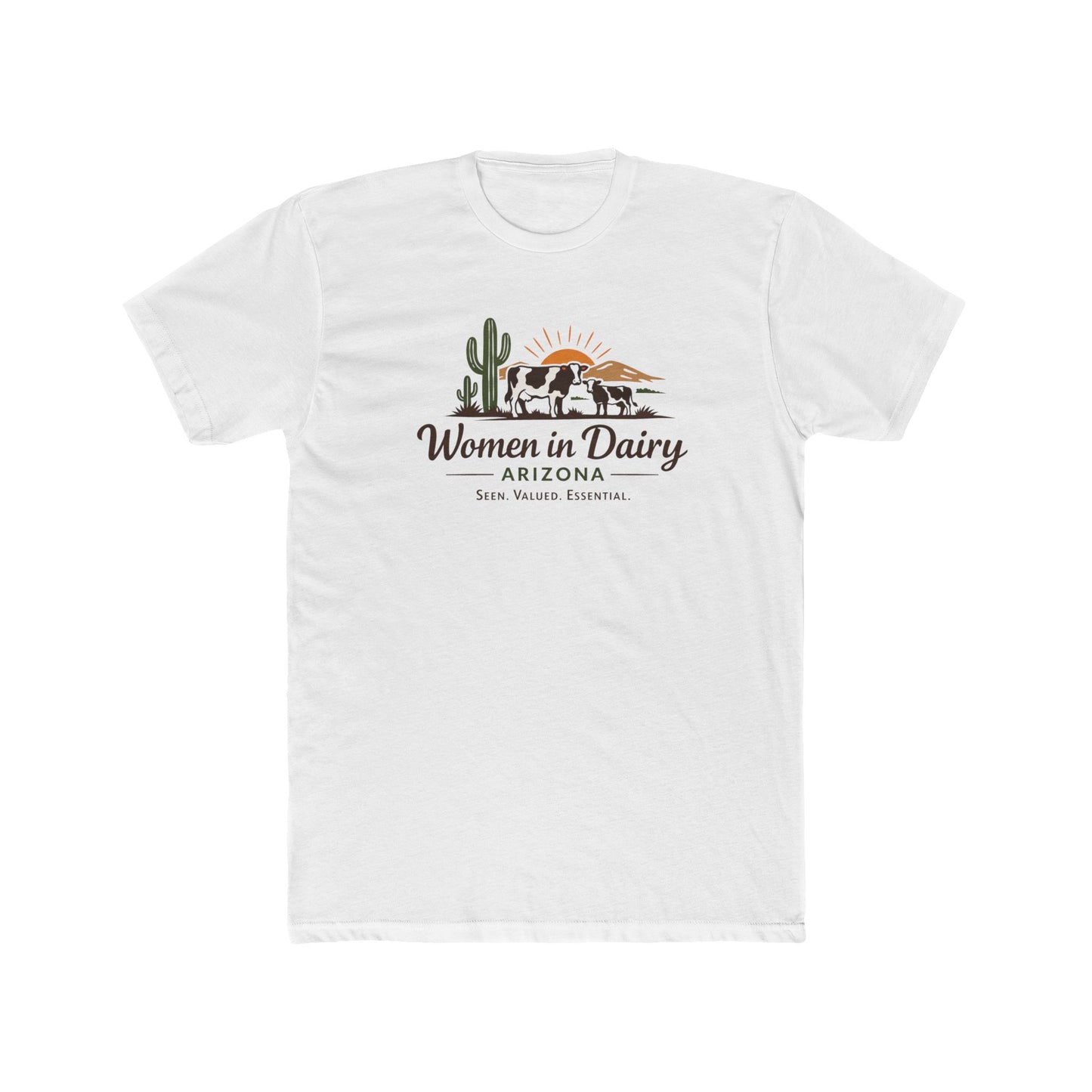 Women in Dairy Arizona Tee Desert Pink