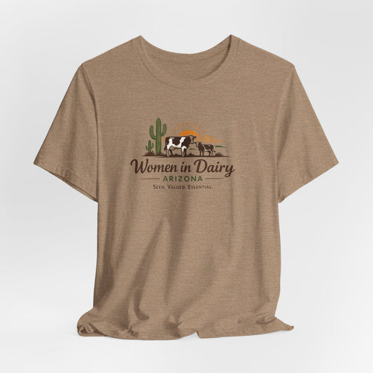 Women in Dairy Arizona T-Shirt Heather