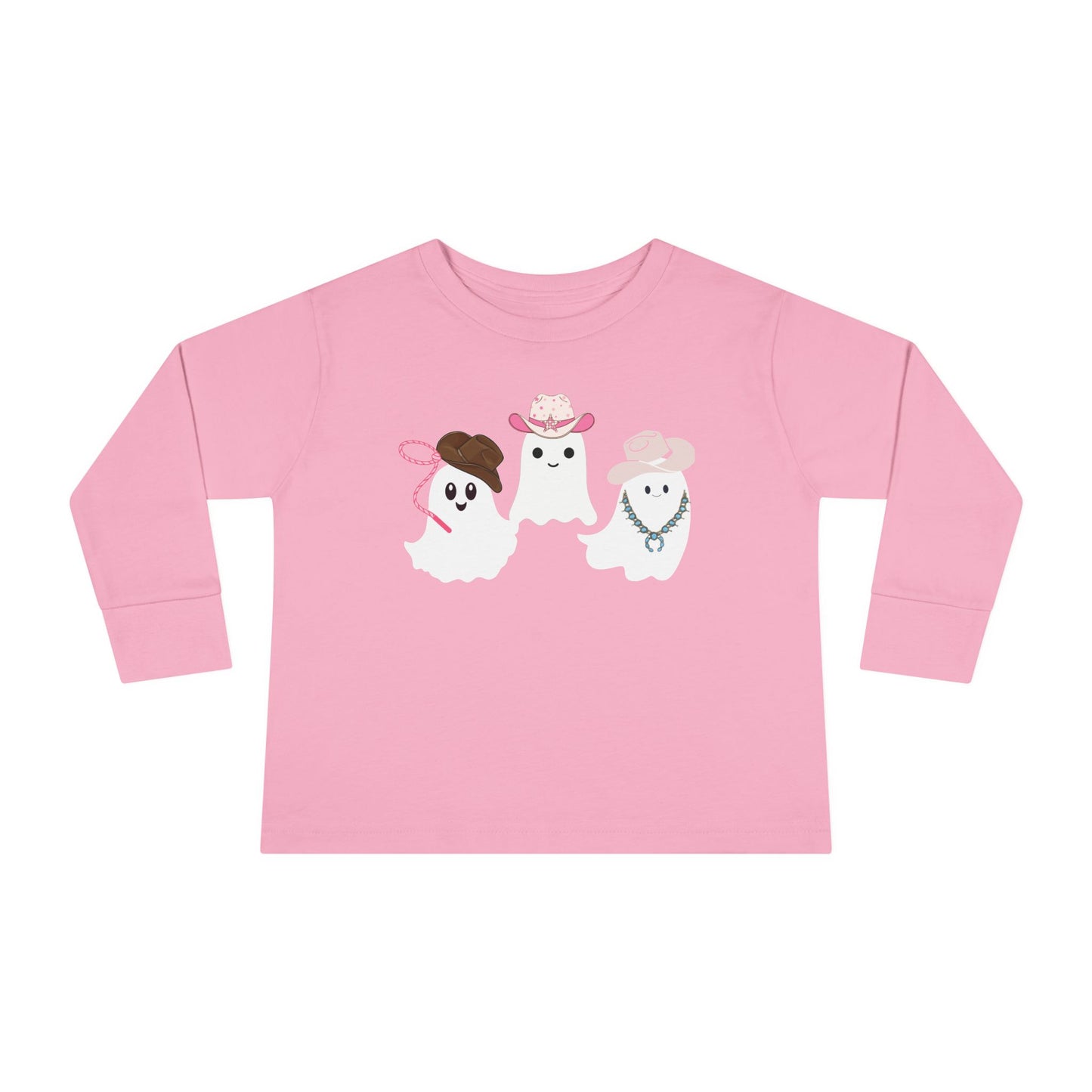 Cowgirl Ghost Toddler Long Sleeve Tee