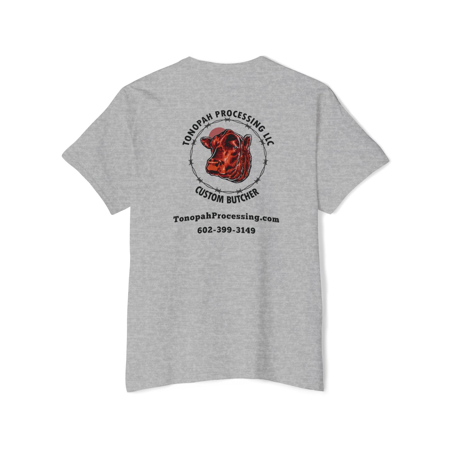 Tonopah Processing Logo on Pocket and Back