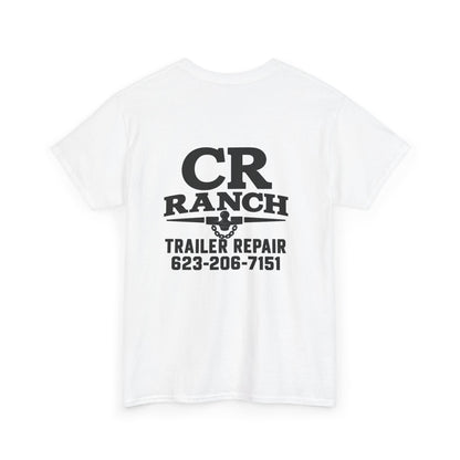 CR Ranch Trailer Repair T-Shirt — Logo Tee with Phone Number