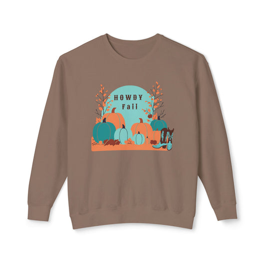 Howdy Fall Western Lightweight Sweatshirt