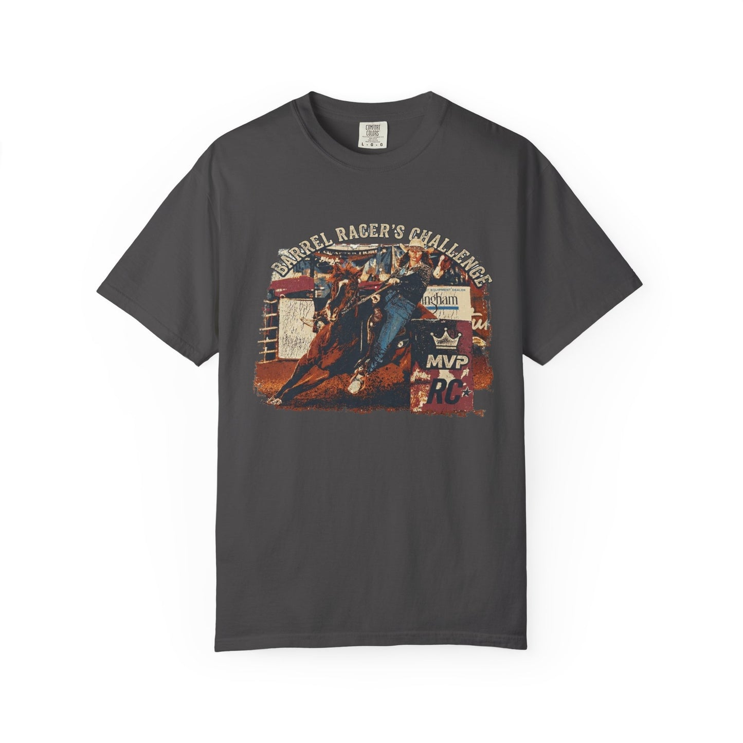 Barrel Racer’s Challenge T-Shirt — Vintage Rodeo Barrel Racing Tee