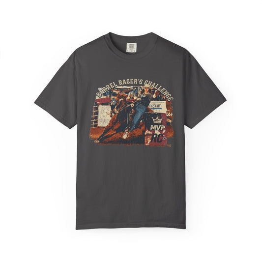 Barrel Racer’s Challenge T-Shirt — Vintage Rodeo Barrel Racing Tee