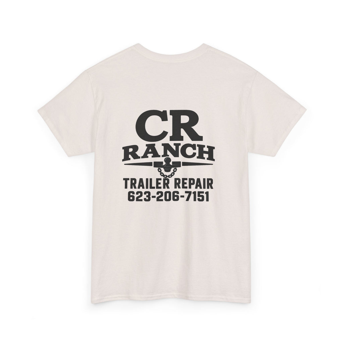 CR Ranch Trailer Repair T-Shirt — Logo Tee with Phone Number