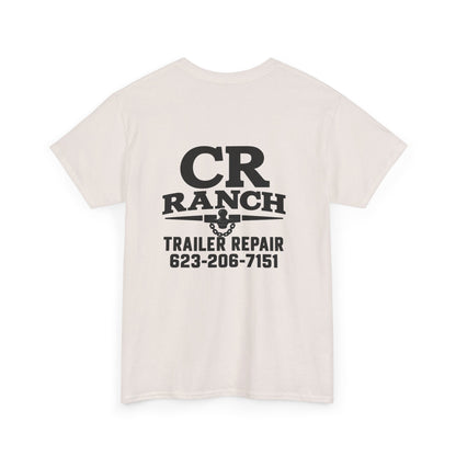 CR Ranch Trailer Repair T-Shirt — Logo Tee with Phone Number
