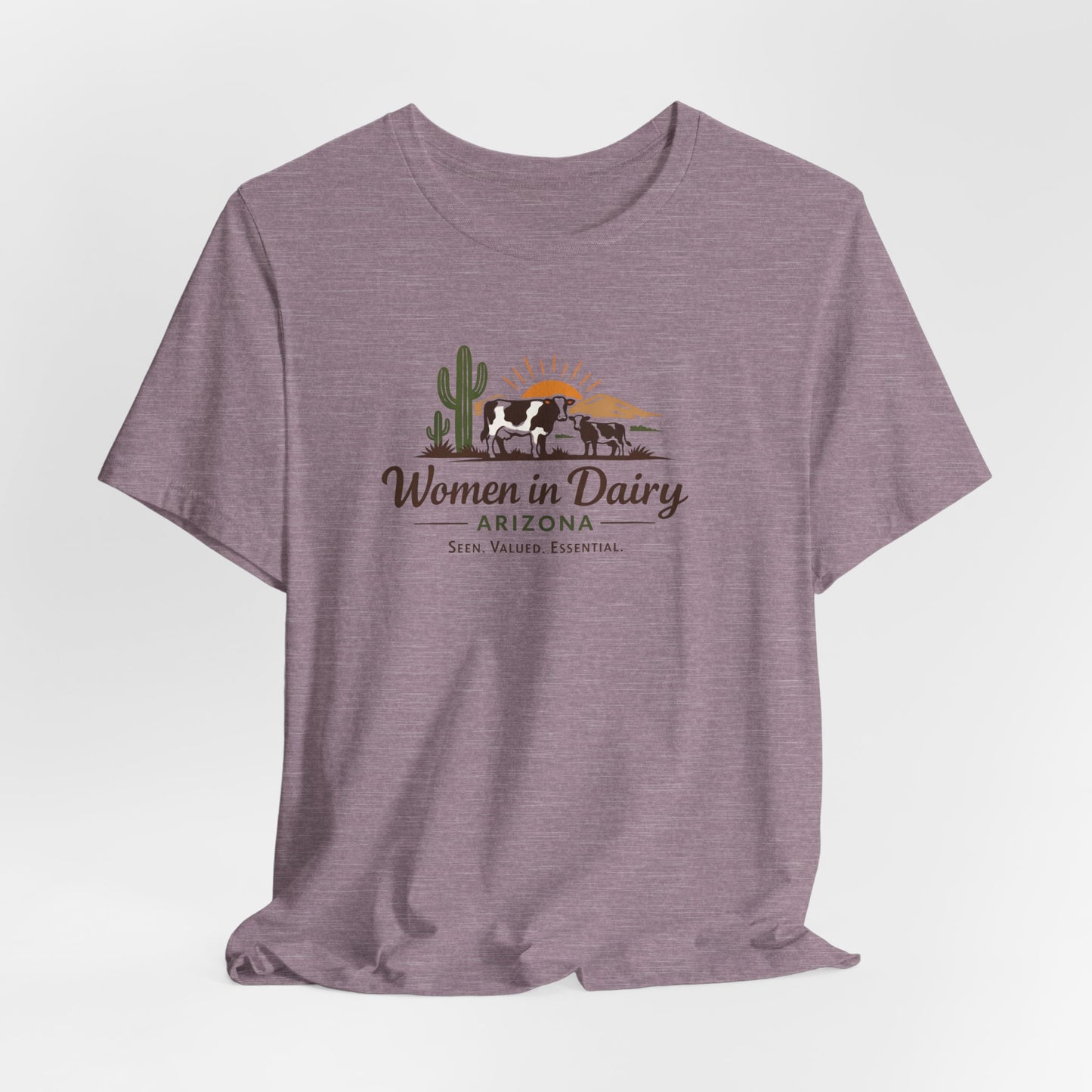 Women in Dairy Arizona T-Shirt Heather