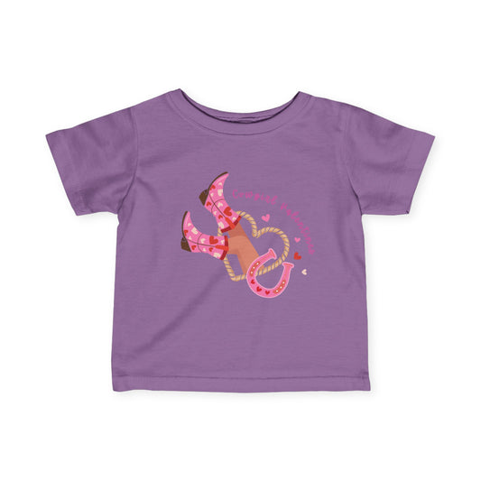 Cowgirls Valentines Infant  Tee