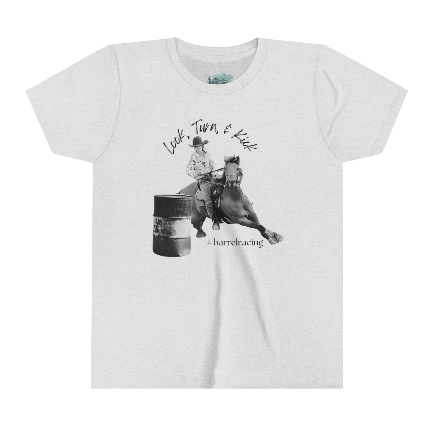 #barrelracing Youth Short Sleeve Tee