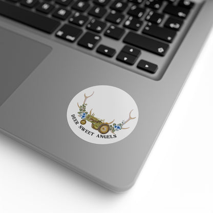 'Deer Sweet Angels' Round Sticker Roll
