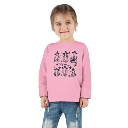 The Girls of Fall Toddler Long Sleeve Tee