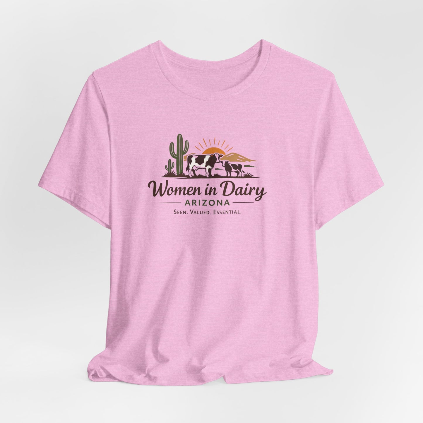 Women in Dairy Arizona T-Shirt Heather