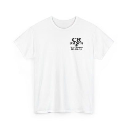 CR Ranch Trailer Repair T-Shirt — Logo Tee with Phone Number