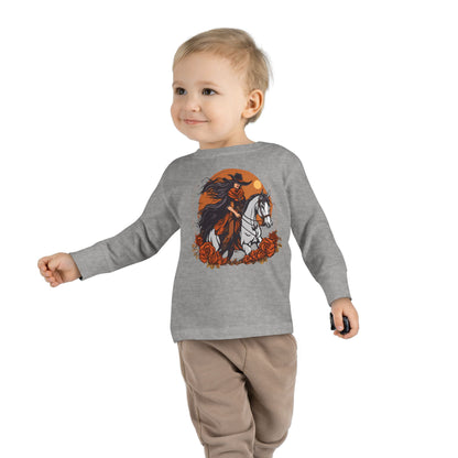 Cowgirl of the Dawn Toddler Long Sleeve Tee