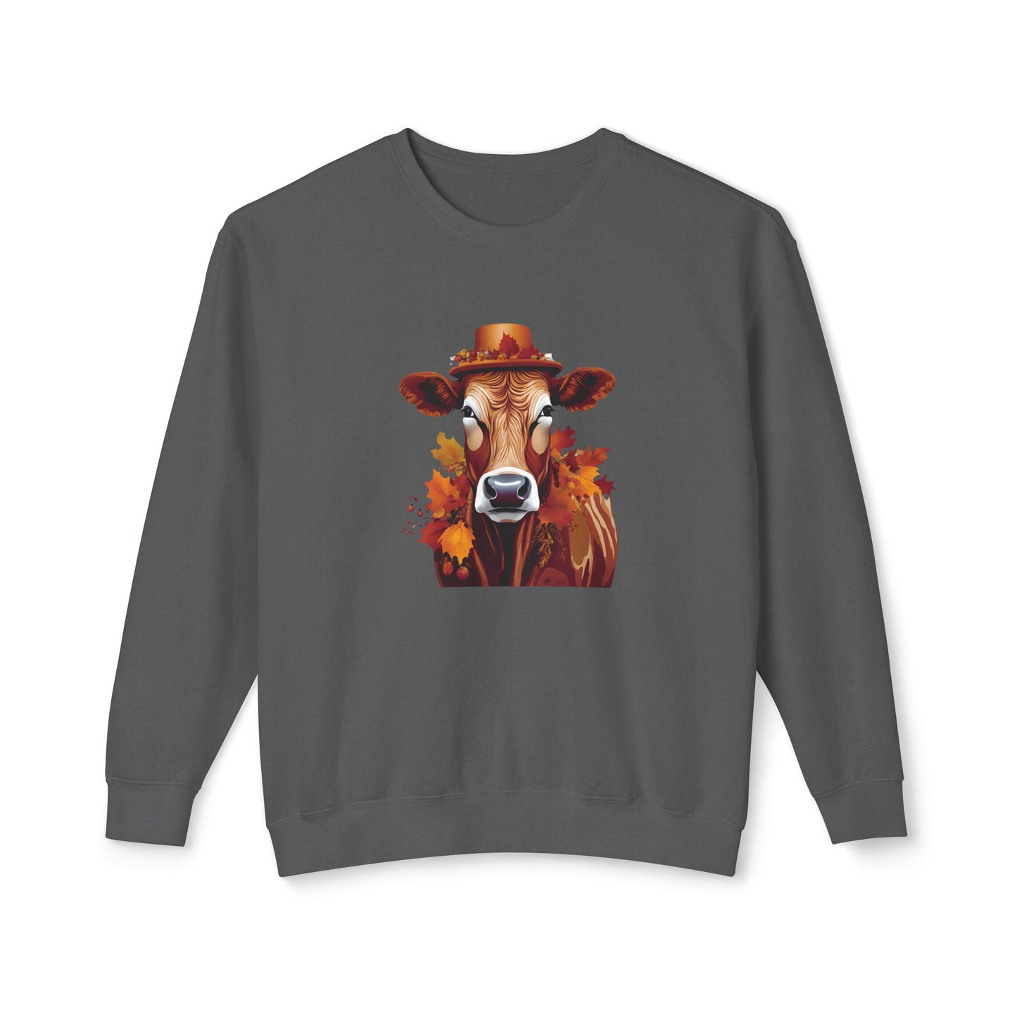 Autumn Cow Lightweight Sweatshirt