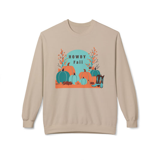 Howdy Fall Western Midweight Sweatshirt