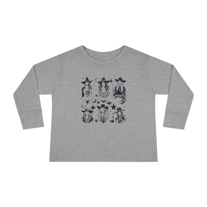 The Girls of Fall Toddler Long Sleeve Tee