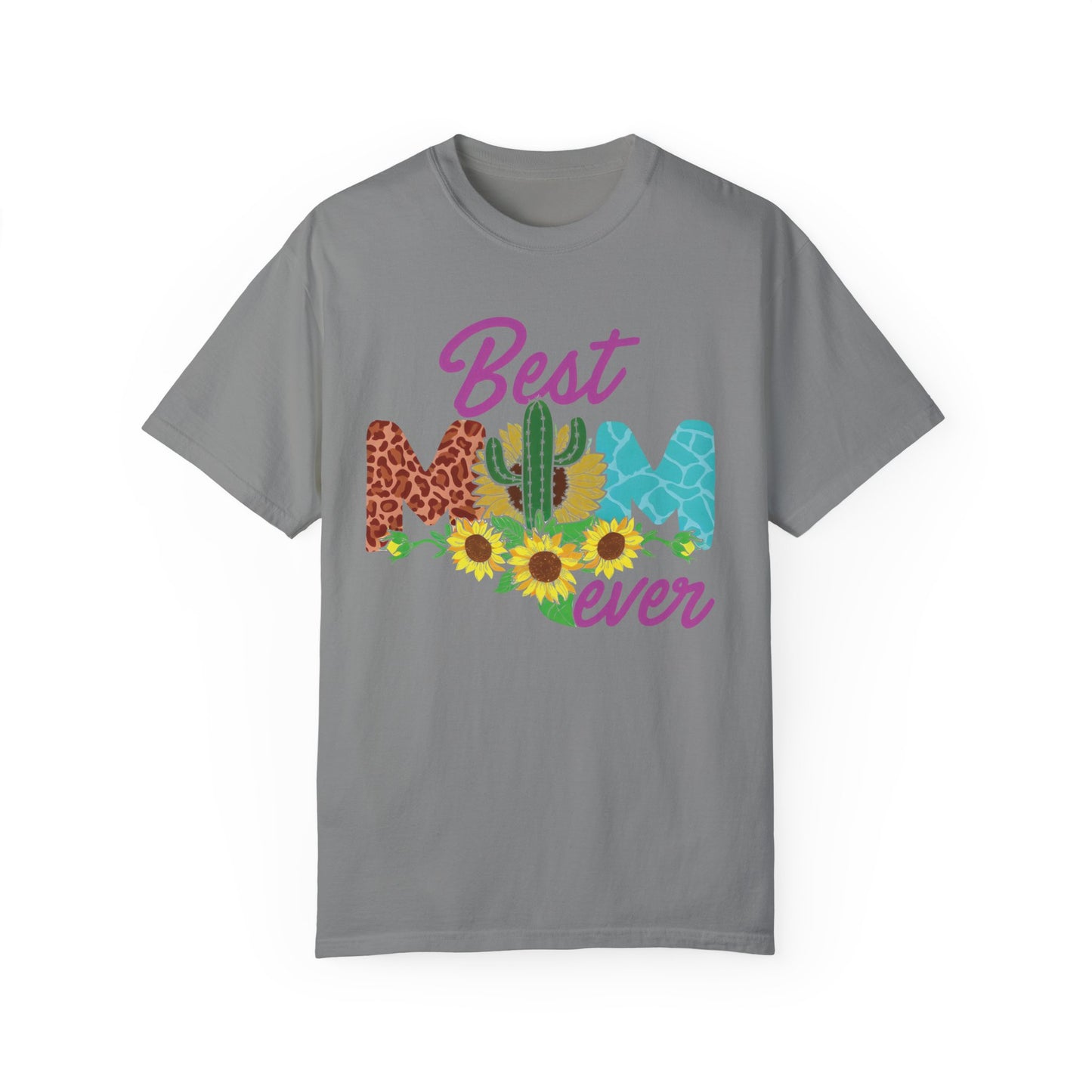 Best Mom Ever Cactus Sunflower Unisex T-shirt