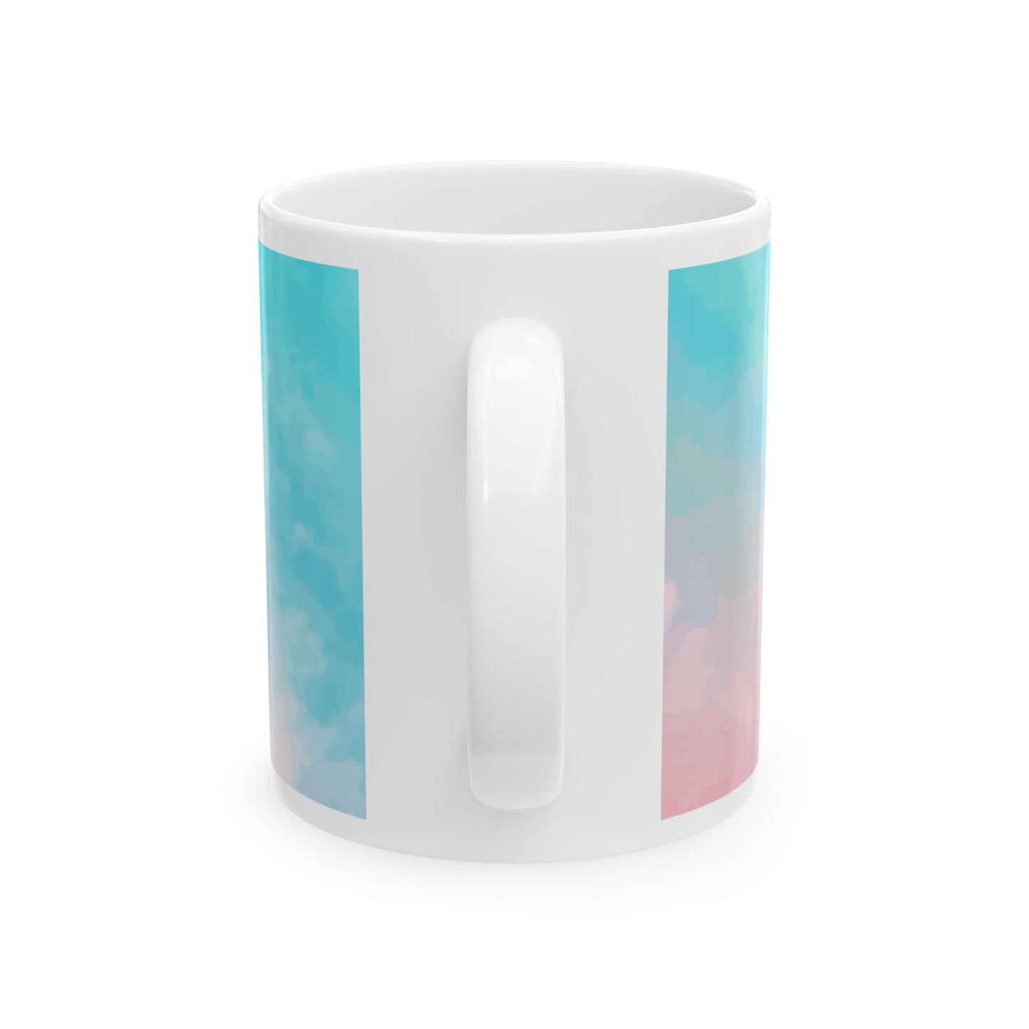 'You Filled My Heart With Warmth, Even in Your Silence' — Pastel Memorial Coffee Cup (11oz, 15oz)