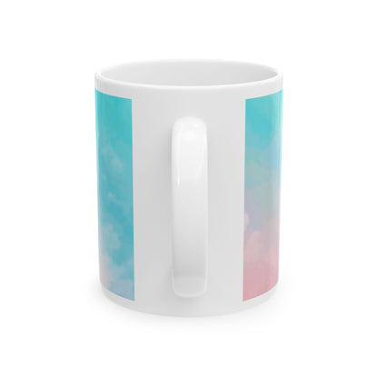 'You Filled My Heart With Warmth, Even in Your Silence' — Pastel Memorial Coffee Cup (11oz, 15oz)