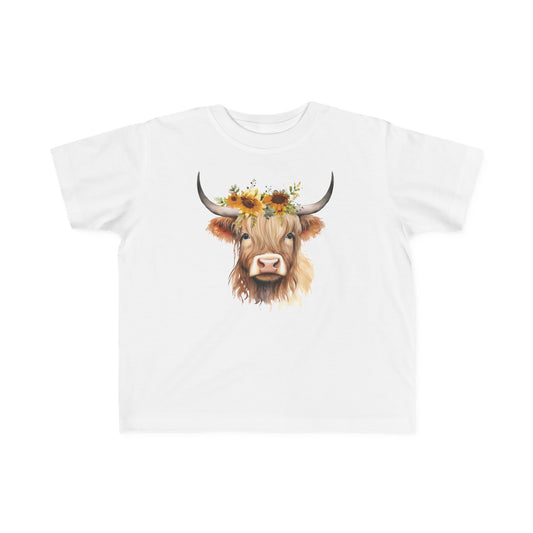 Sunflower Highland Toddler's Jersey Tee