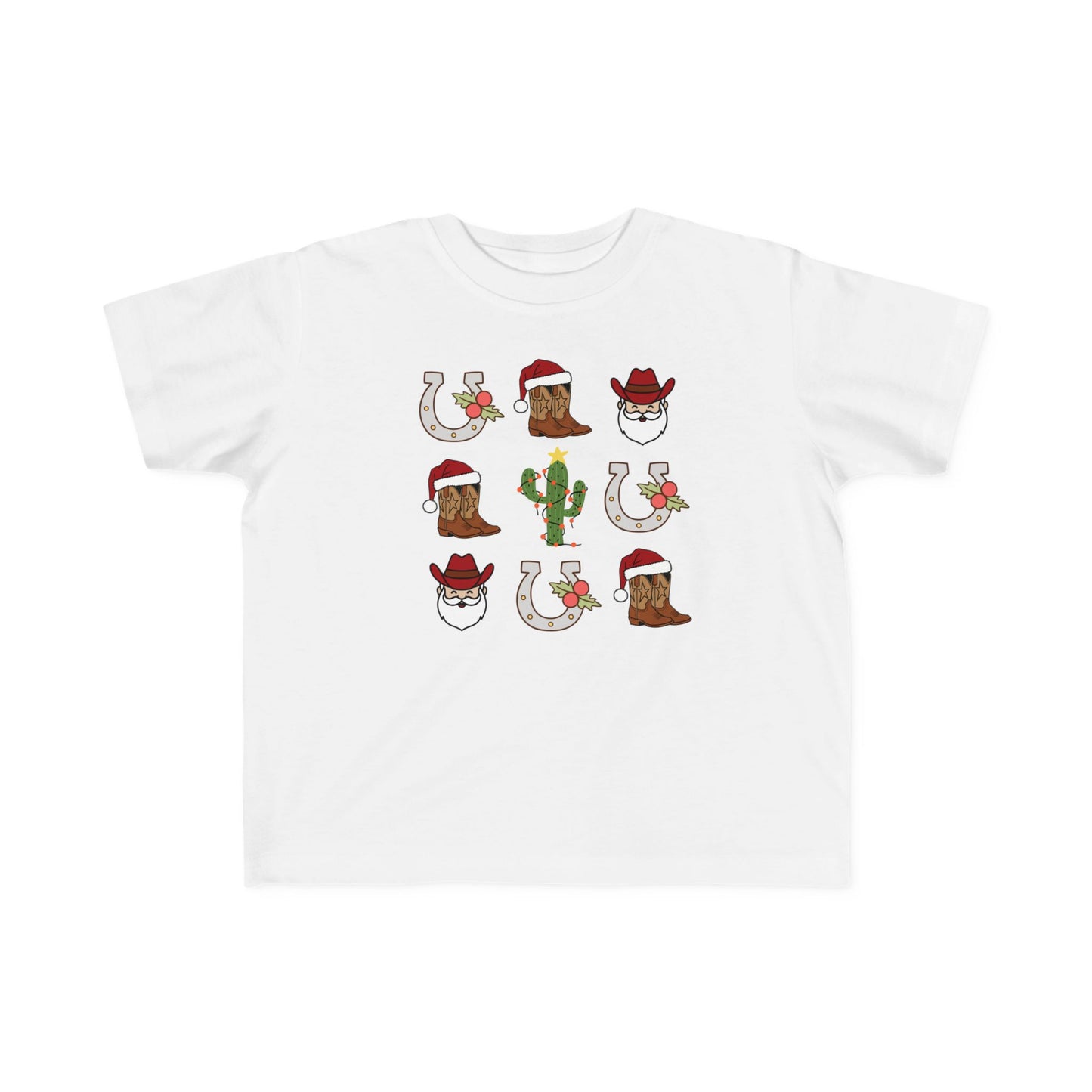 Holly Jolly Cowboy Christmas Toddler's Tee