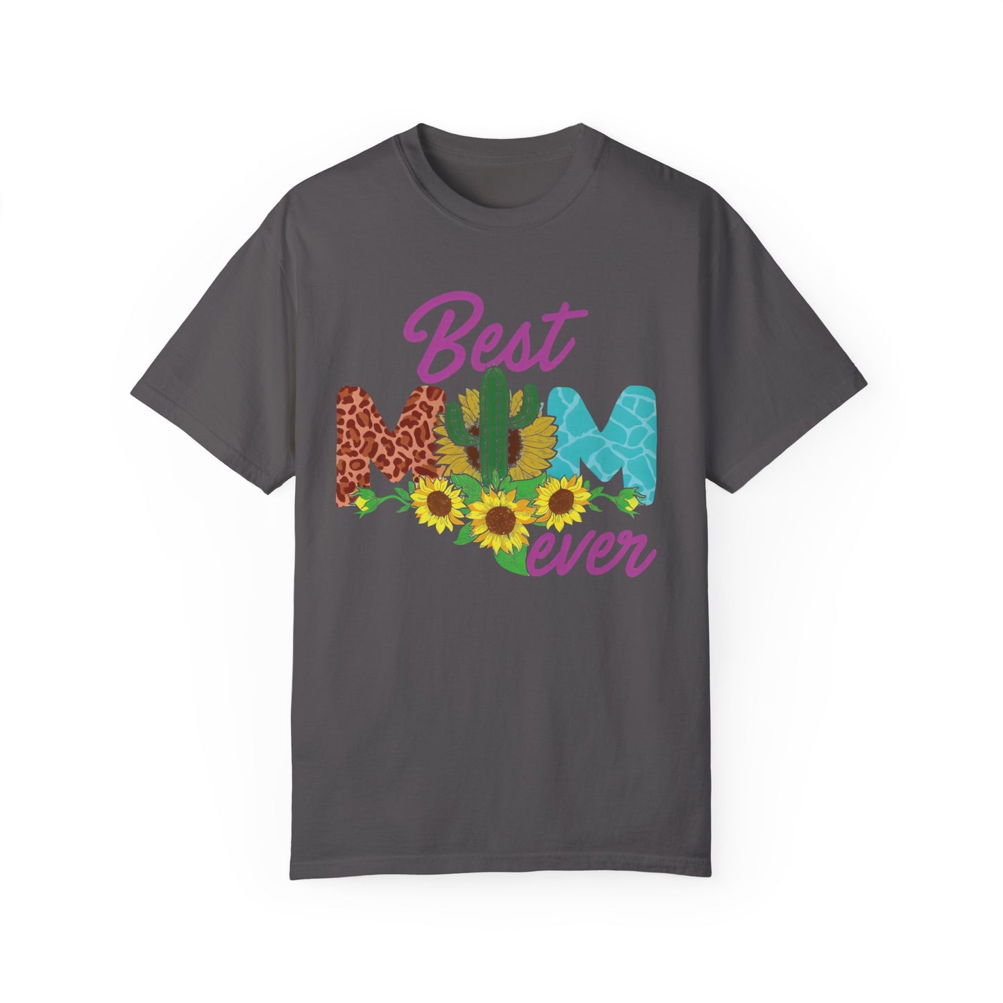 Best Mom Ever Cactus Sunflower Unisex T-shirt