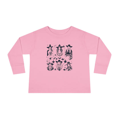 The Girls of Fall Toddler Long Sleeve Tee