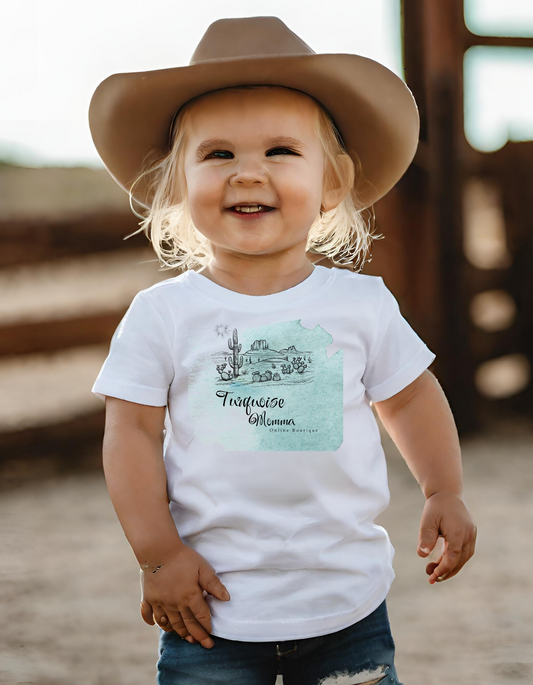 Turquoise Momma Infant Tee