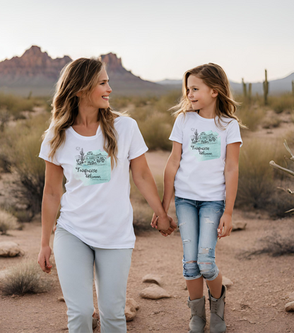 Turquoise Momma Youth Tee