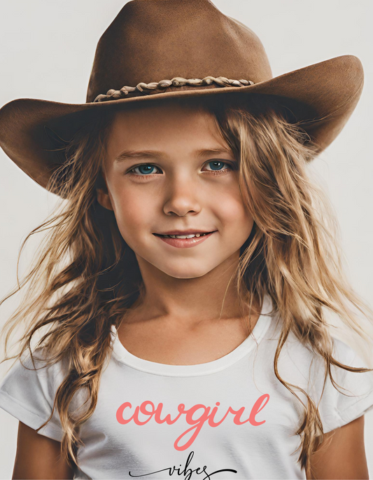 Cowgirl Vibes Youth Tee