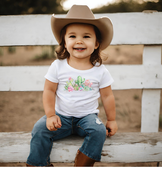 Cactus Bloosom Toddler Tee